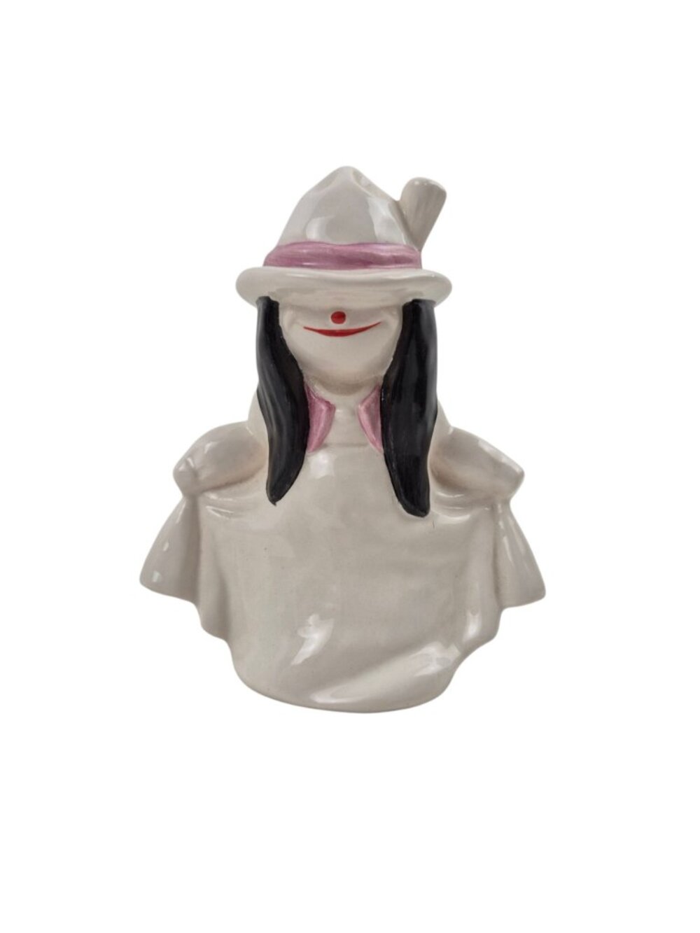 Goebel Snow Girl Figurine Porcelain White Ghost Witch TMK 6 Vintage Whoosit - Picture 9 of 10